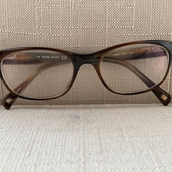 Nine West Women Eyeglasses Frame Brown NW440 51[]18 135 Glasses - Picture 3 of 12